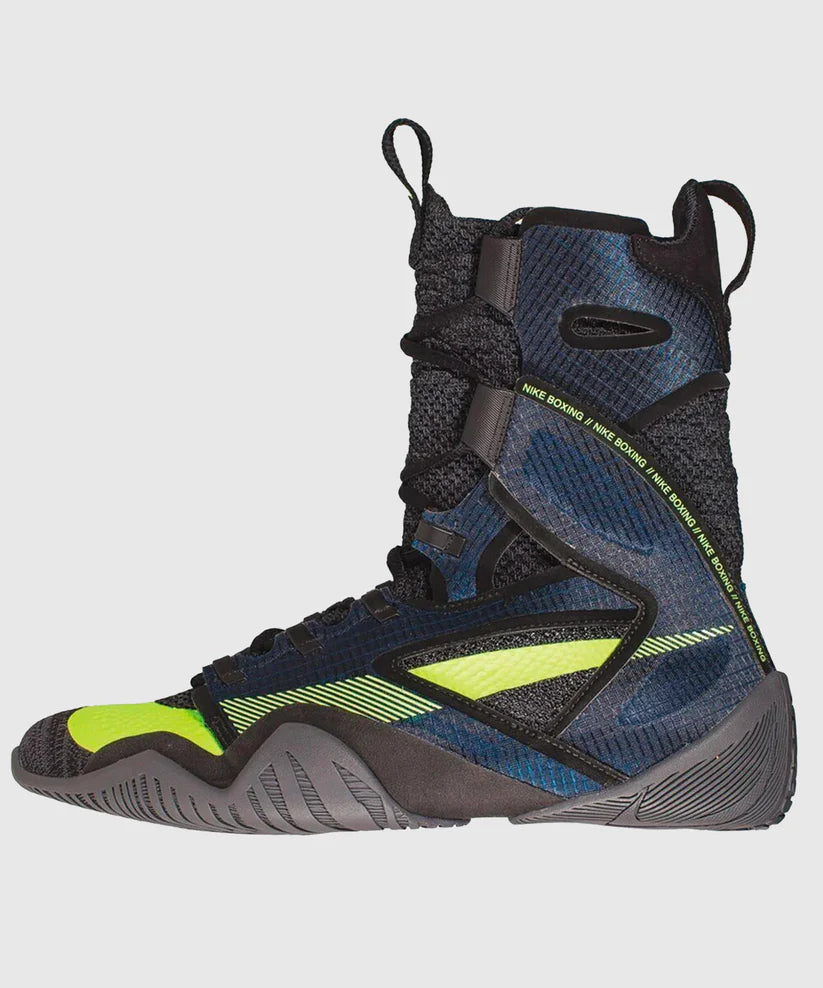 Chaussures de Boxe Nike HyperKO 2 – Bleu/Jaune