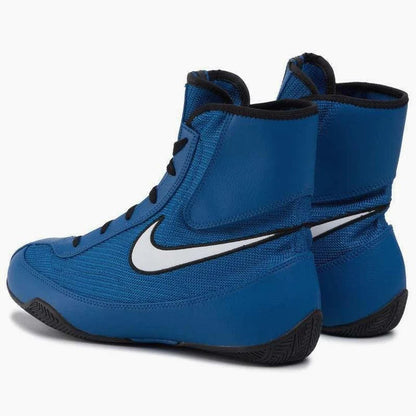 Chaussures de boxe semi-montantes Nike Machomai 2 – Bleu