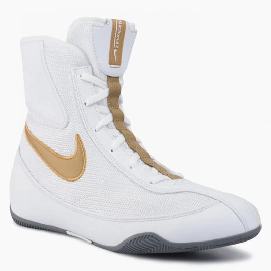 Chaussures de boxe semi-montantes Nike Machomai 2 – Blanc