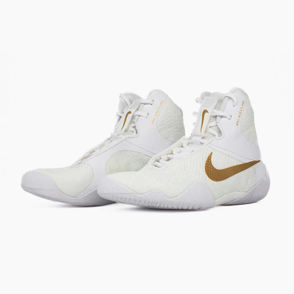 Chaussures de lutte-Lutte Nike Tawa Blanc-or