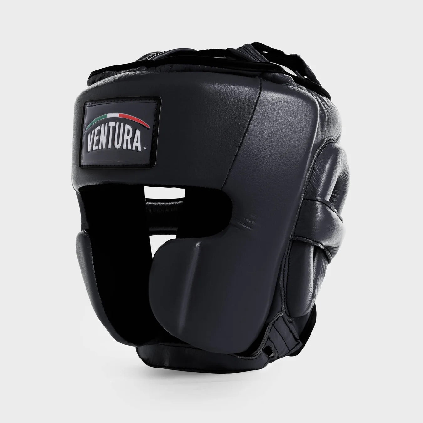 GANTS ET CASQUE DE BOXE EN CUIR VÉRITABLE AVEC PROTÈGE-TIBIAS noir