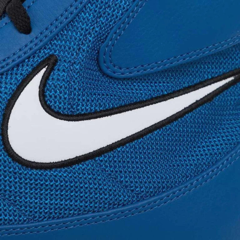 Chaussures de boxe semi-montantes Nike Machomai 2 – Bleu