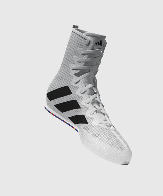 Chaussures De Boxe Adidas Box Hog Iv Olympique - Blanc/Noir