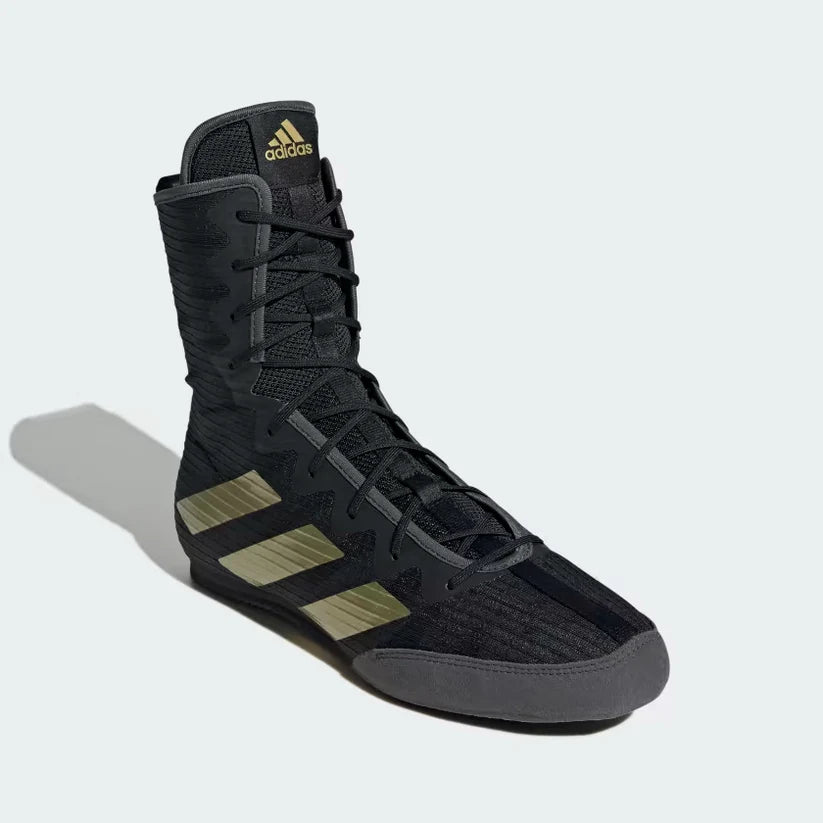 Chaussures De Boxe Adidas Box Hog Iv - Noir/Or