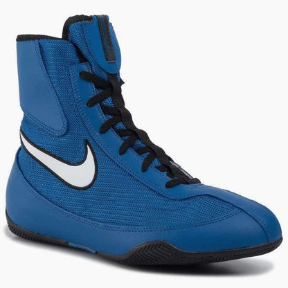 Chaussures de boxe semi-montantes Nike Machomai 2 – Bleu