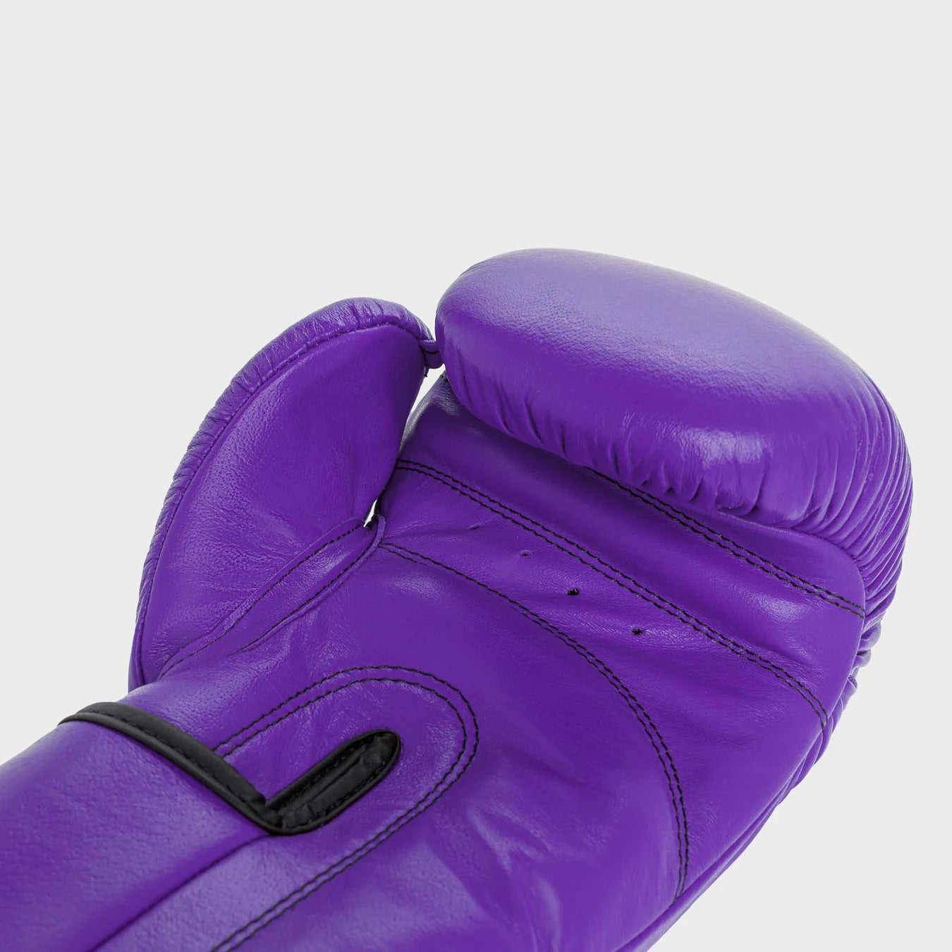 GANTS ET CASQUE DE BOXE EN CUIR VÉRITABLE AVEC PROTÈGE-TIBIAS - VIOLET