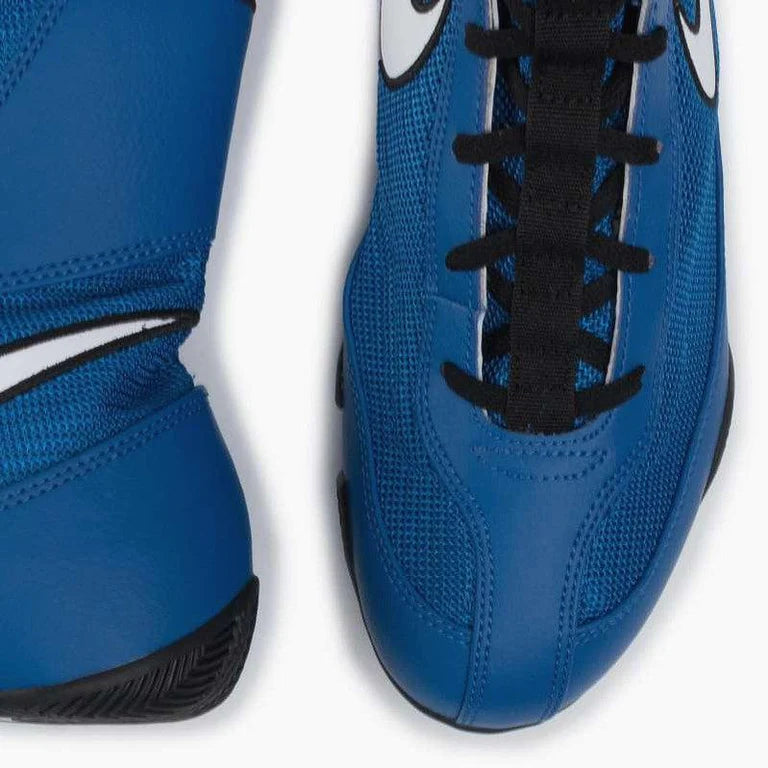 Chaussures de boxe semi-montantes Nike Machomai 2 – Bleu