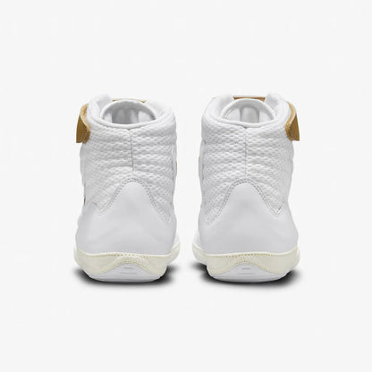 Chaussures de lutte-Lutte Nike Inflict 3 Blanc-Or